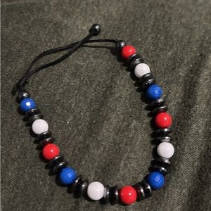 Patriotic Multicolor Beaded Jewelry Accessory